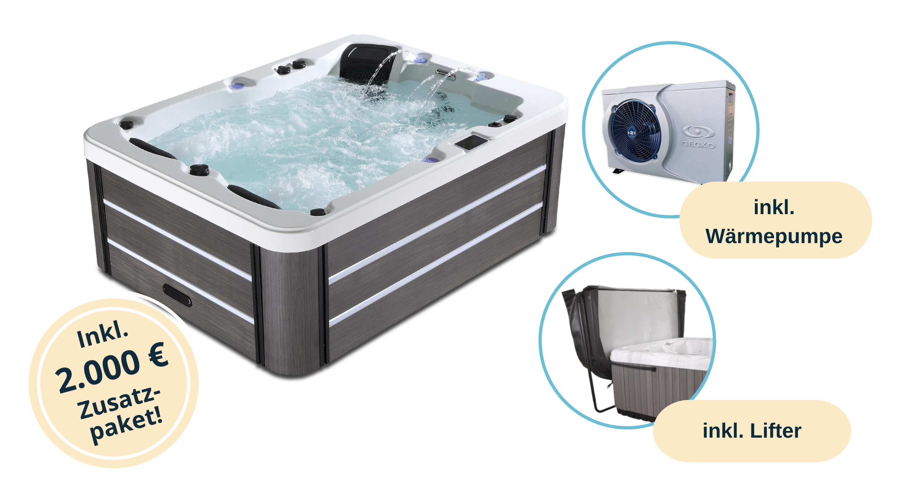 Whirlpool balearis® PRO 3 ECO - Dark + Easy Lifter